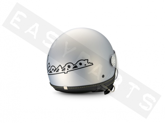 Helm Demi Jet VESPA Visor BT (Bluetooth) matt grau G23 OP
